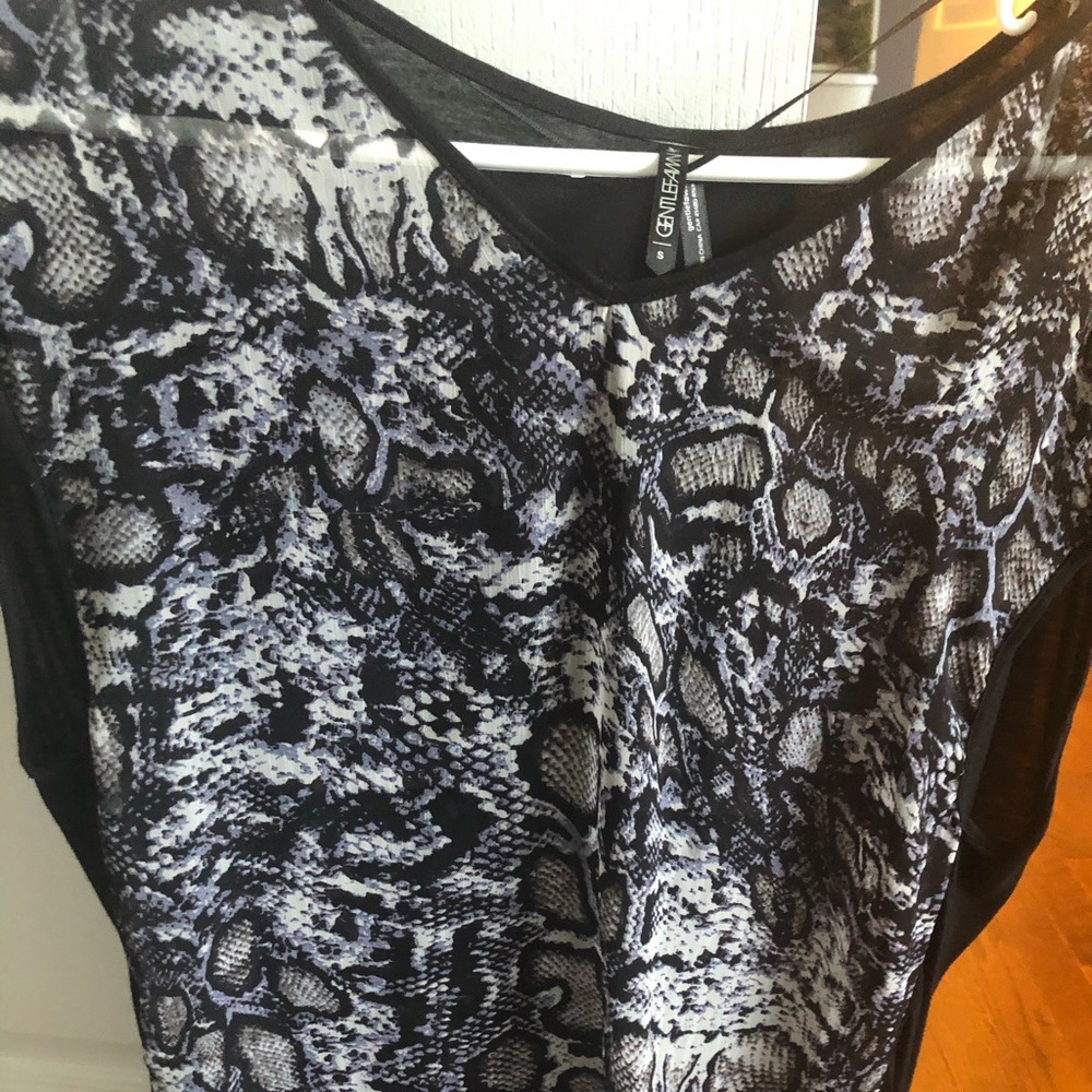 Gentle Fawn snakeskin top
